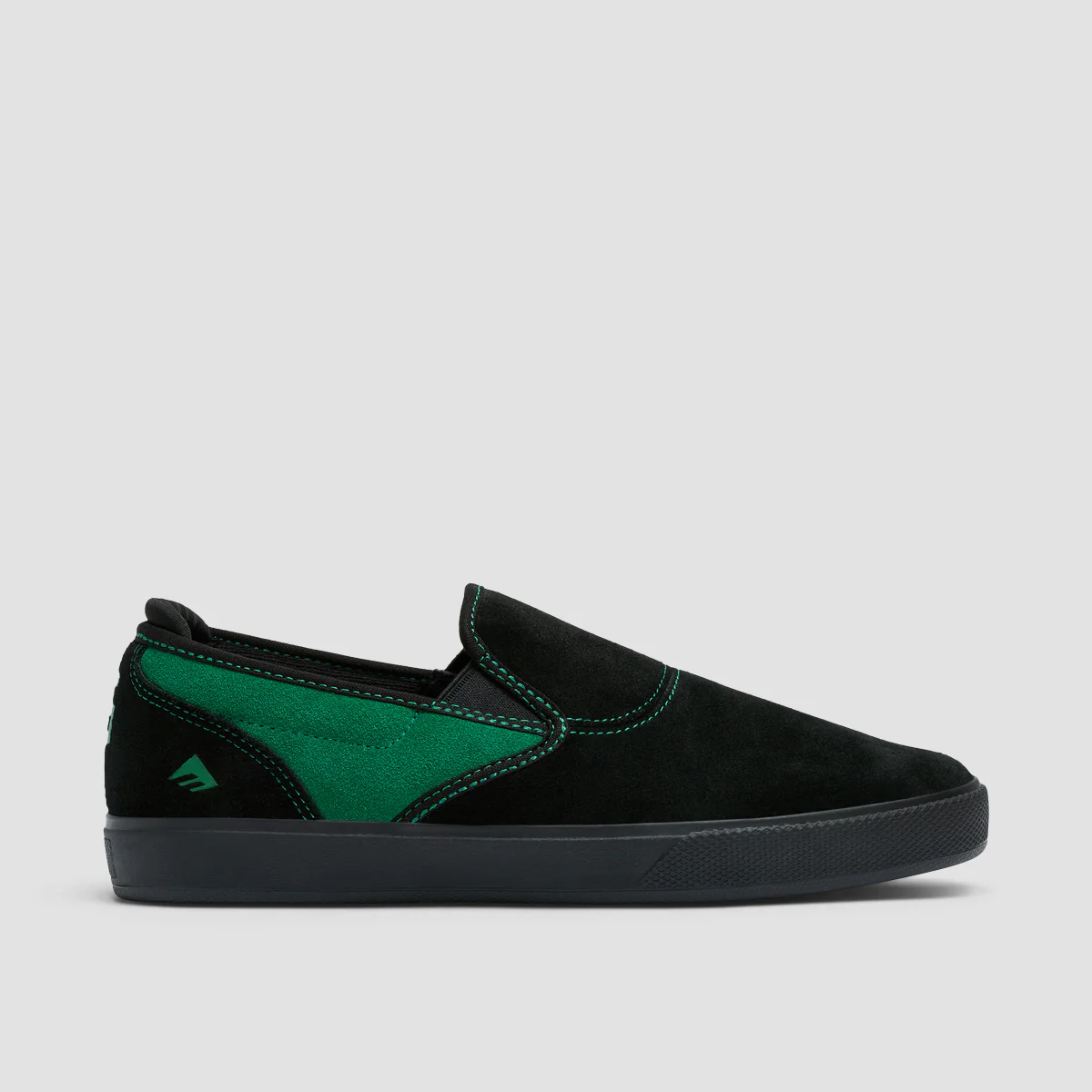 Emerica Wino G6 Cup Slip On Shoes Black/Green