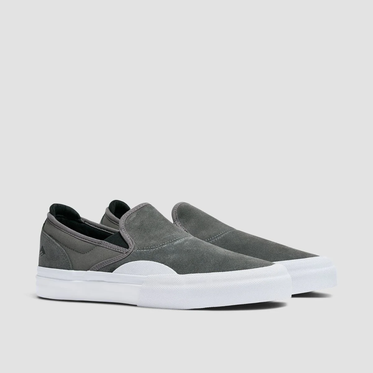 Emerica Wino G6 Slip On Shoes Grey/Black/White - Image 2