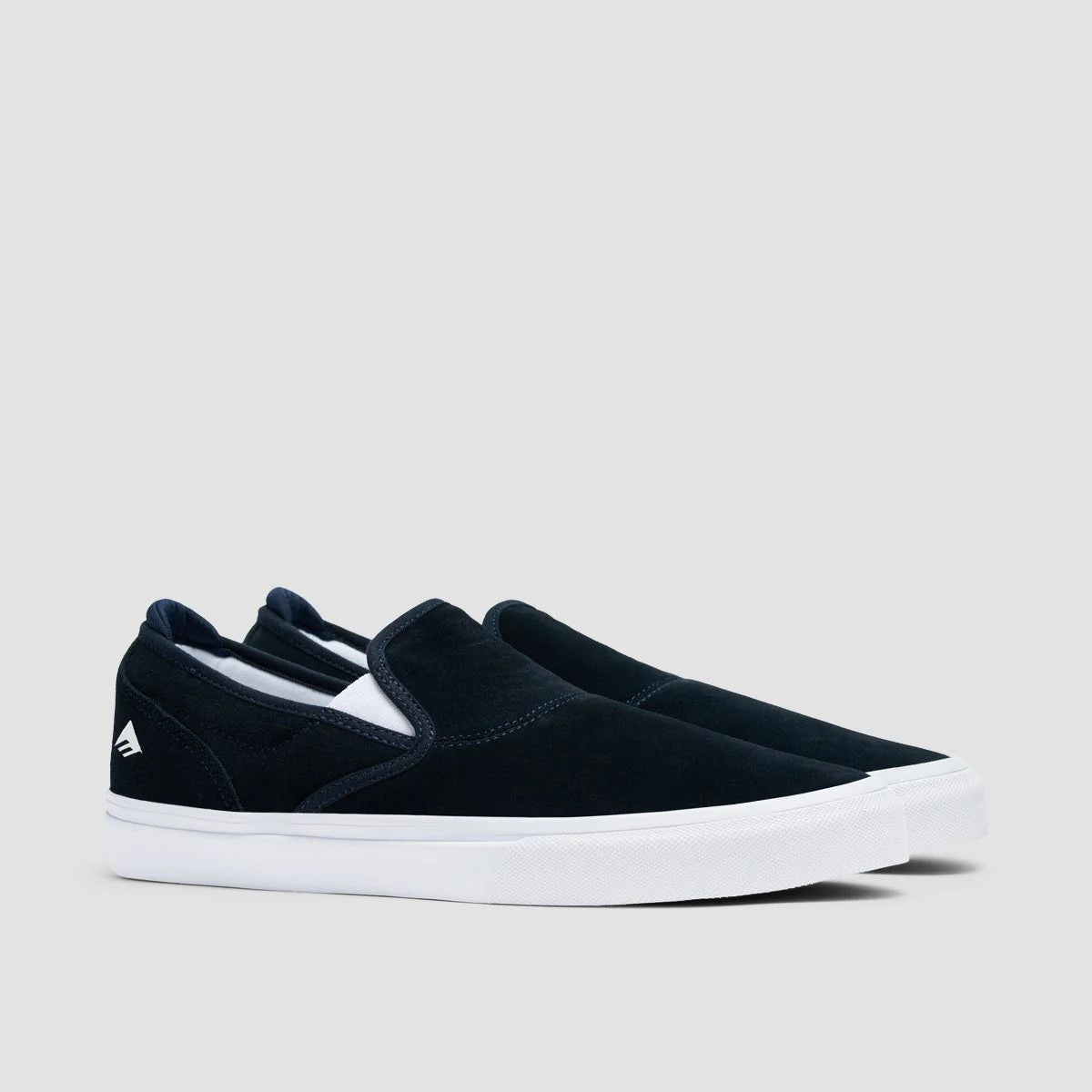 Emerica Wino G6 Slip On Shoes Kevin Baekkel Navy/White - Image 2