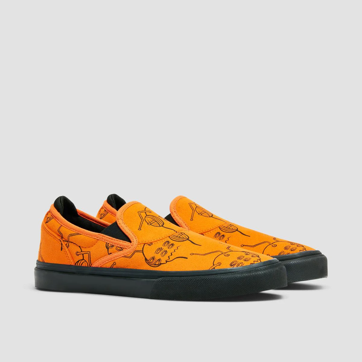 Emerica Wino G6 Slip-On X Toy Machine Shoes - Burnt Orange - Image 2