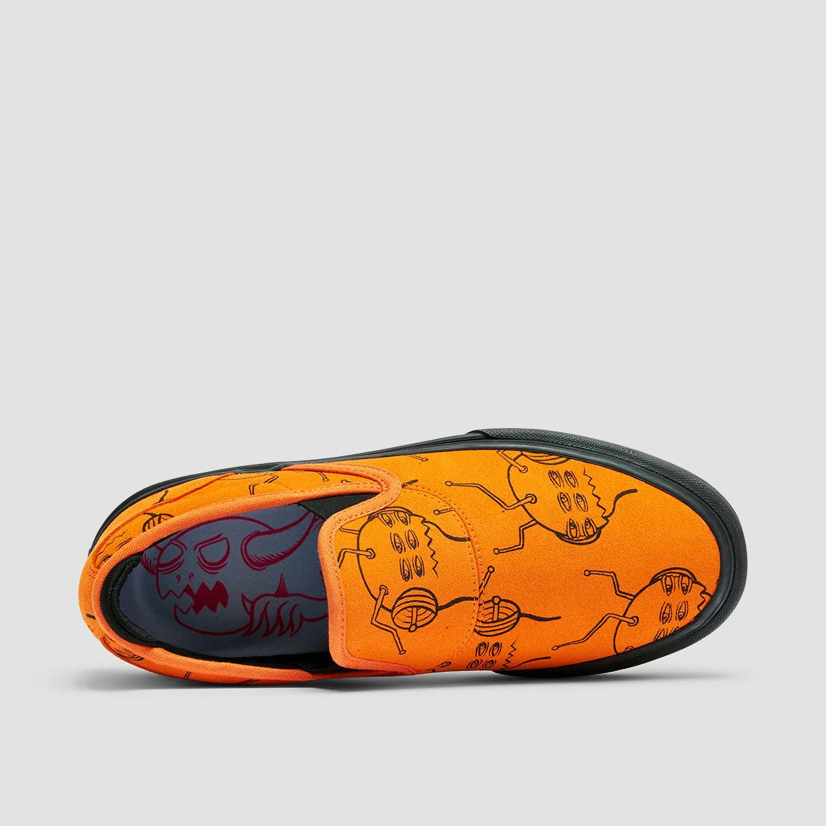 Emerica Wino G6 Slip-On X Toy Machine Shoes - Burnt Orange - Image 4