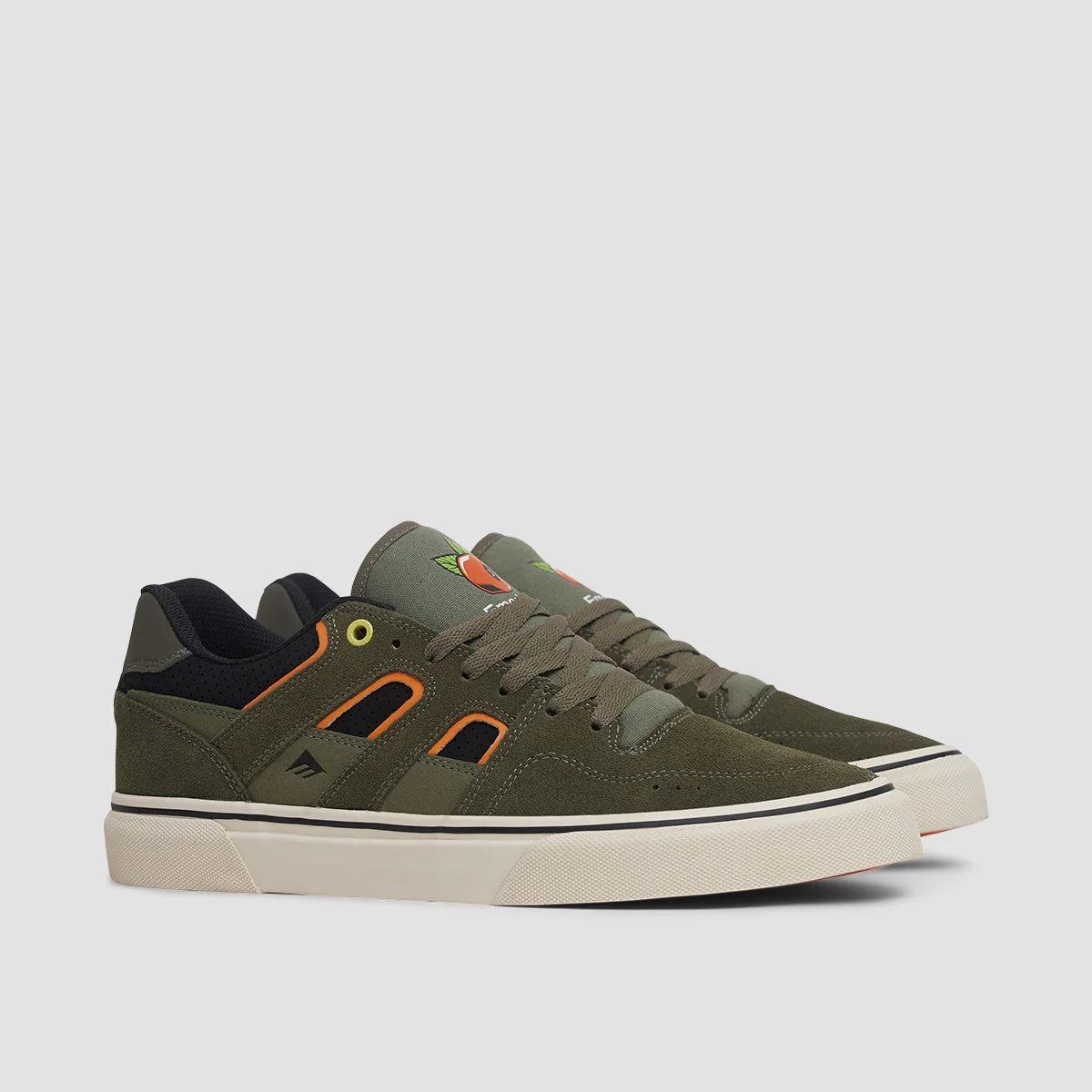 Emerica X OJ Tilt G6 Vulc Shoes - Olive - Image 2