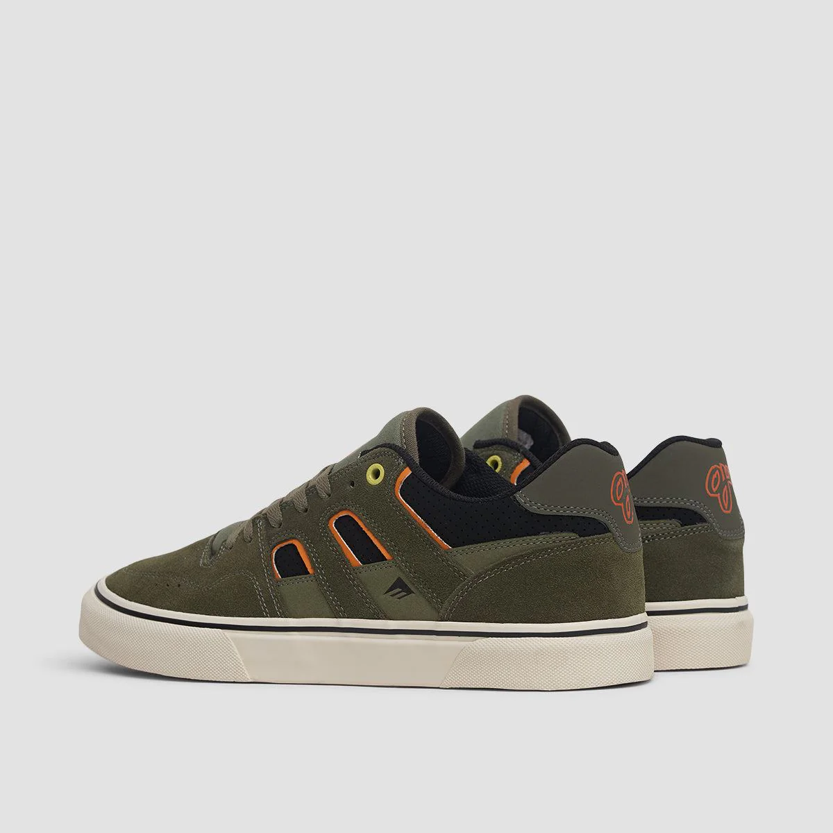 Emerica X OJ Tilt G6 Vulc Shoes - Olive - Image 3