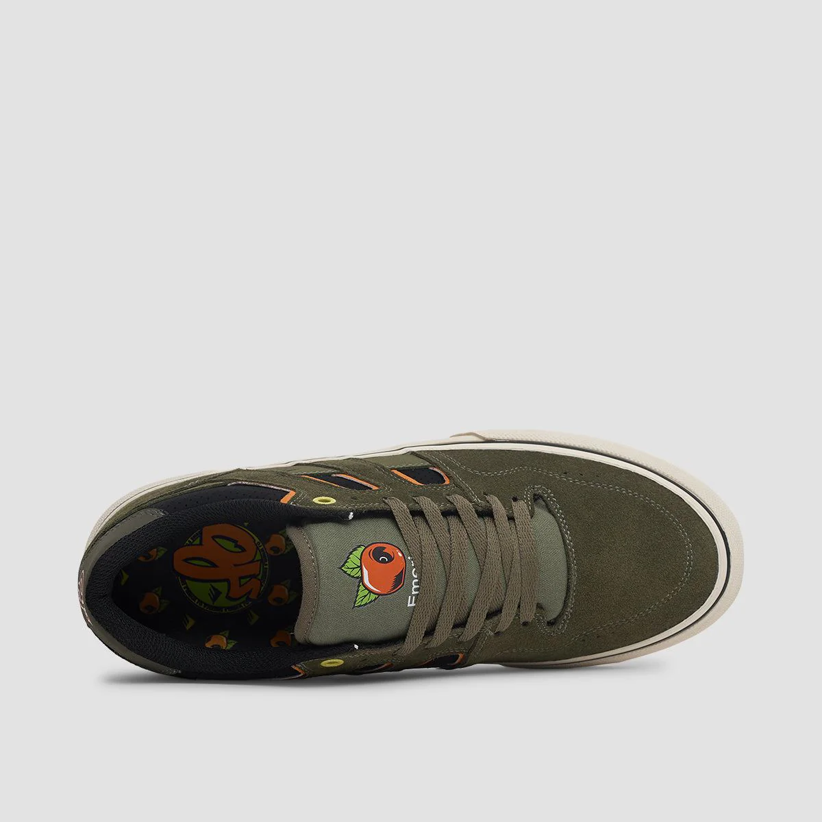 Emerica X OJ Tilt G6 Vulc Shoes - Olive - Image 4
