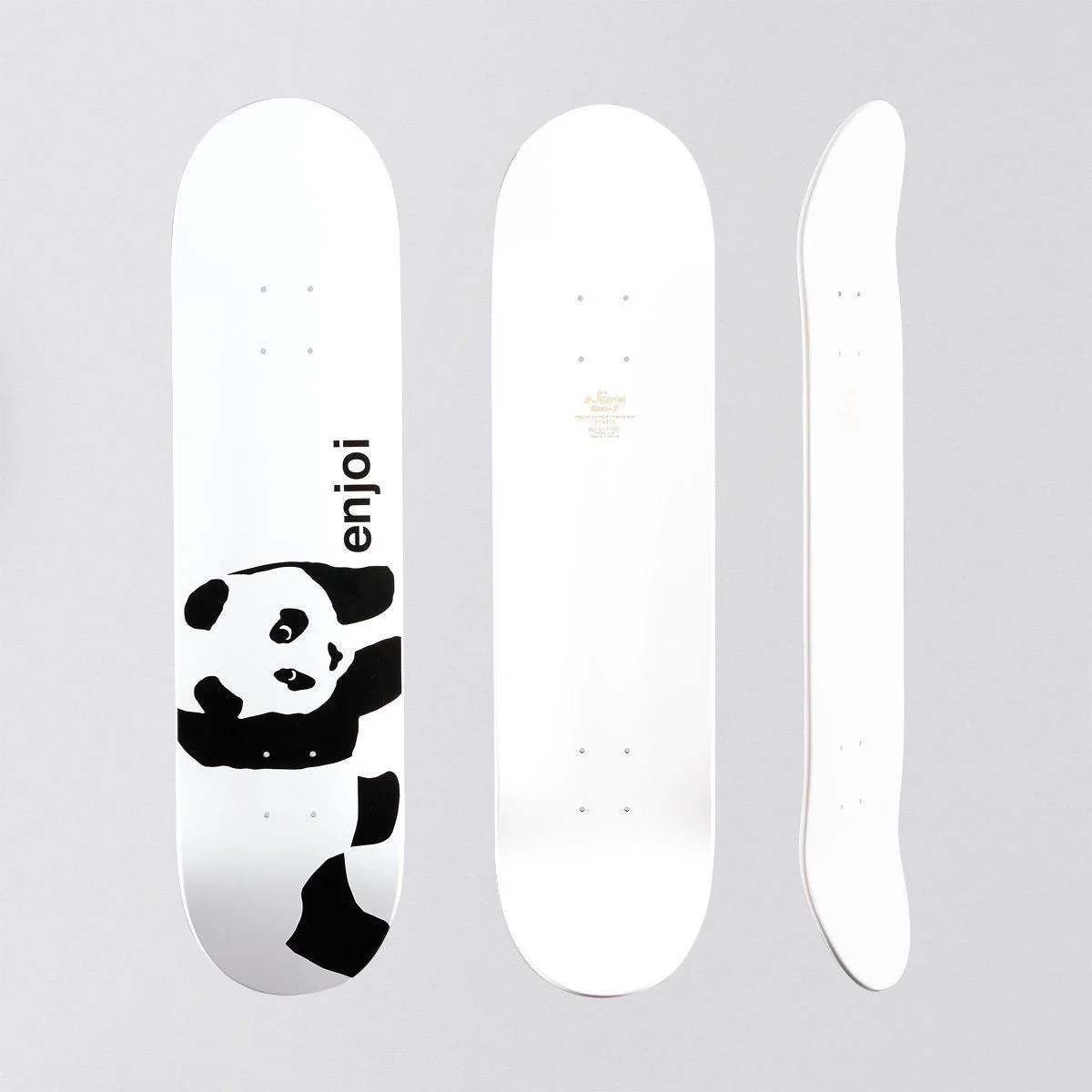 Enjoi Whitey Panda Logo Wide R7 Skateboard Deck - 8" - Image 2