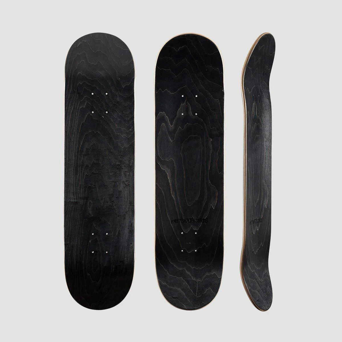 Enuff Classic Skateboard Deck Black - 8.25" - Image 2