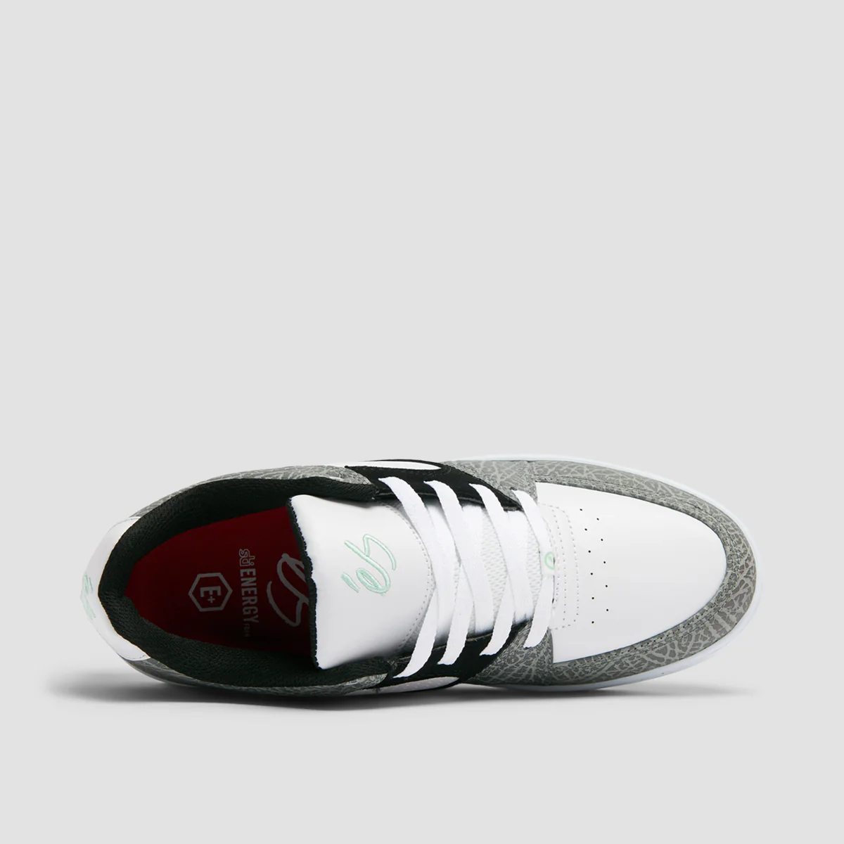 eS Accel Slim Shoes - Black/White/Turquoise - Image 4