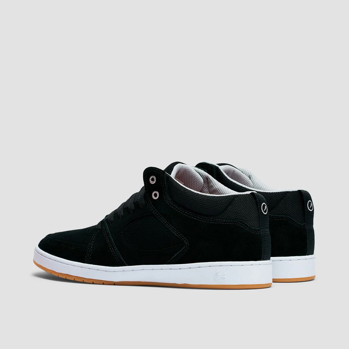 eS Accel Slim Mid Shoes - Black/White/Silver - Image 3