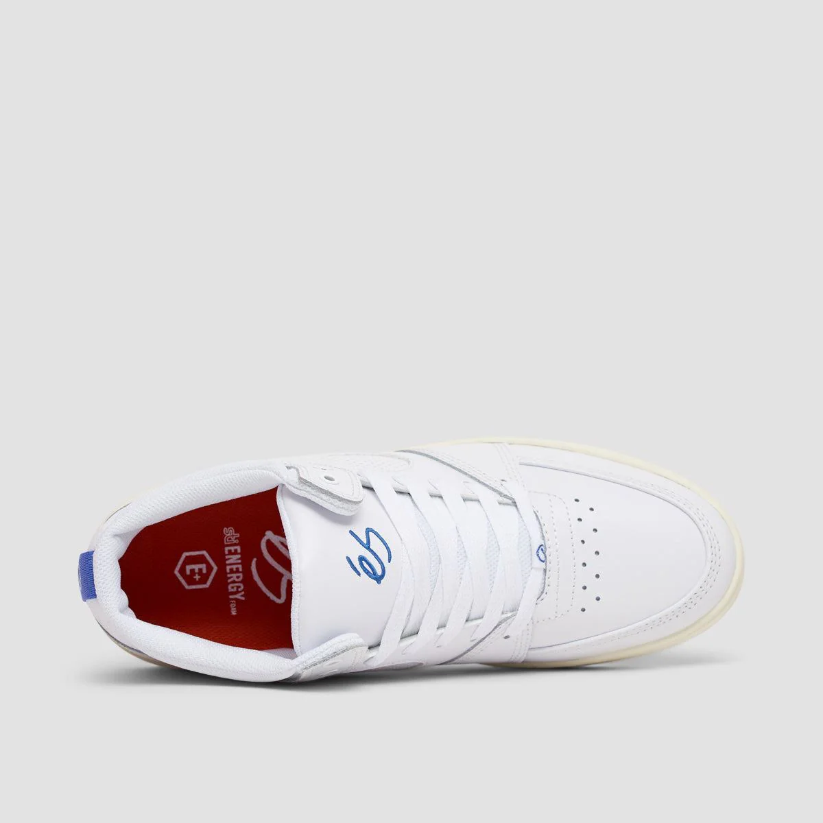 eS Accel Slim Mid Shoes - White/Tan - Image 4