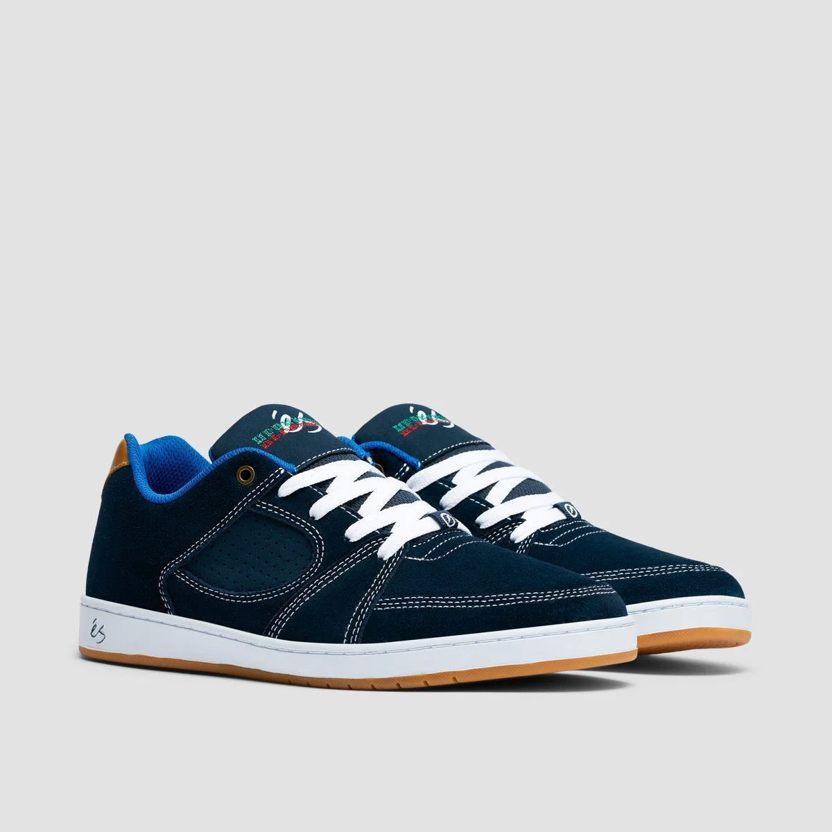 eS Accel Slim Shoes - Navy/White/Red - Image 2
