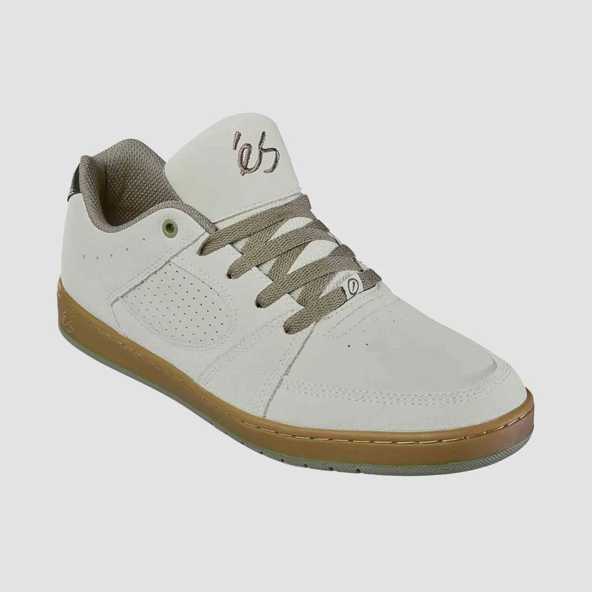 eS Accel Slim Shoes - White/Black/Gum - Image 2