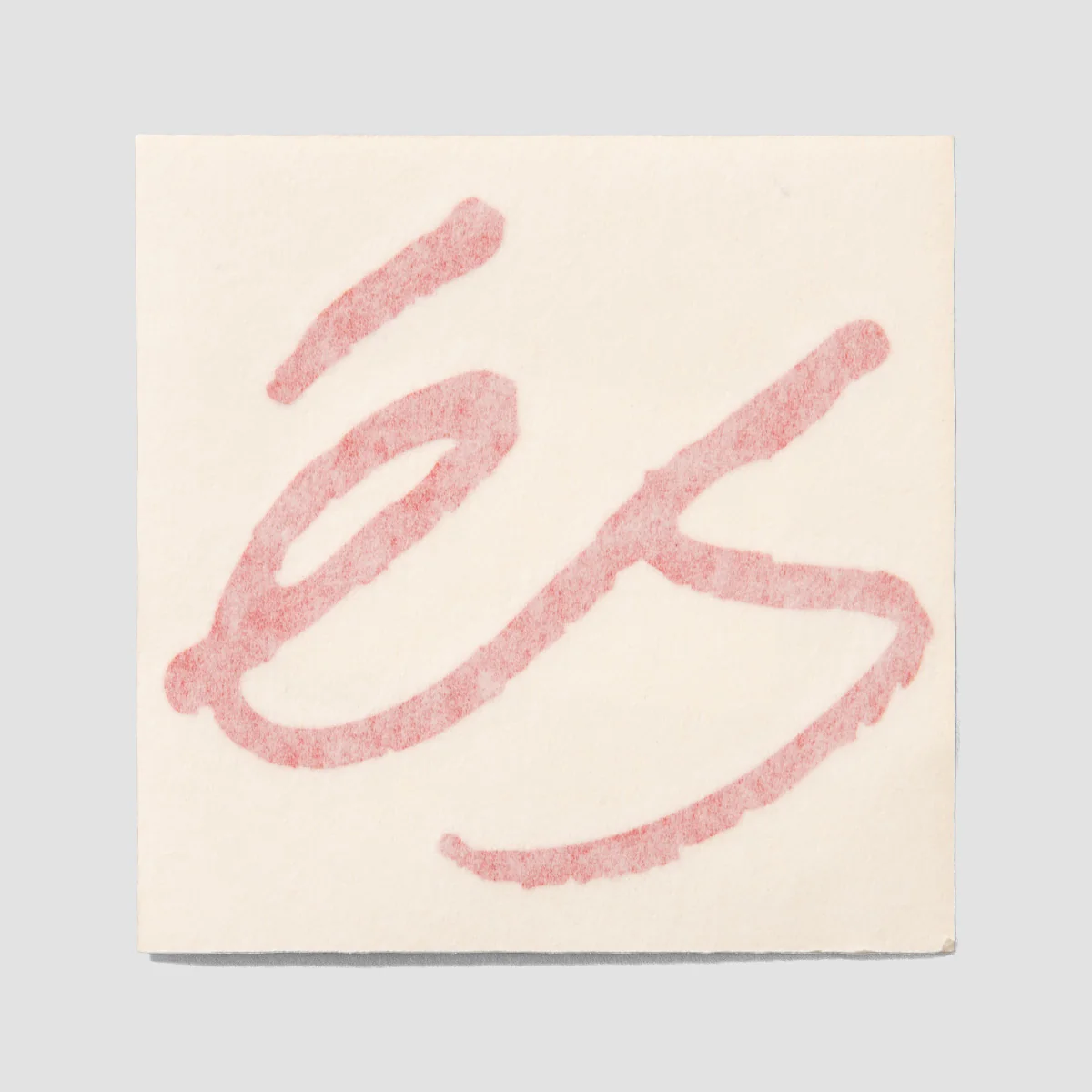 eS Logo Dicut Sticker Red 90x90mm