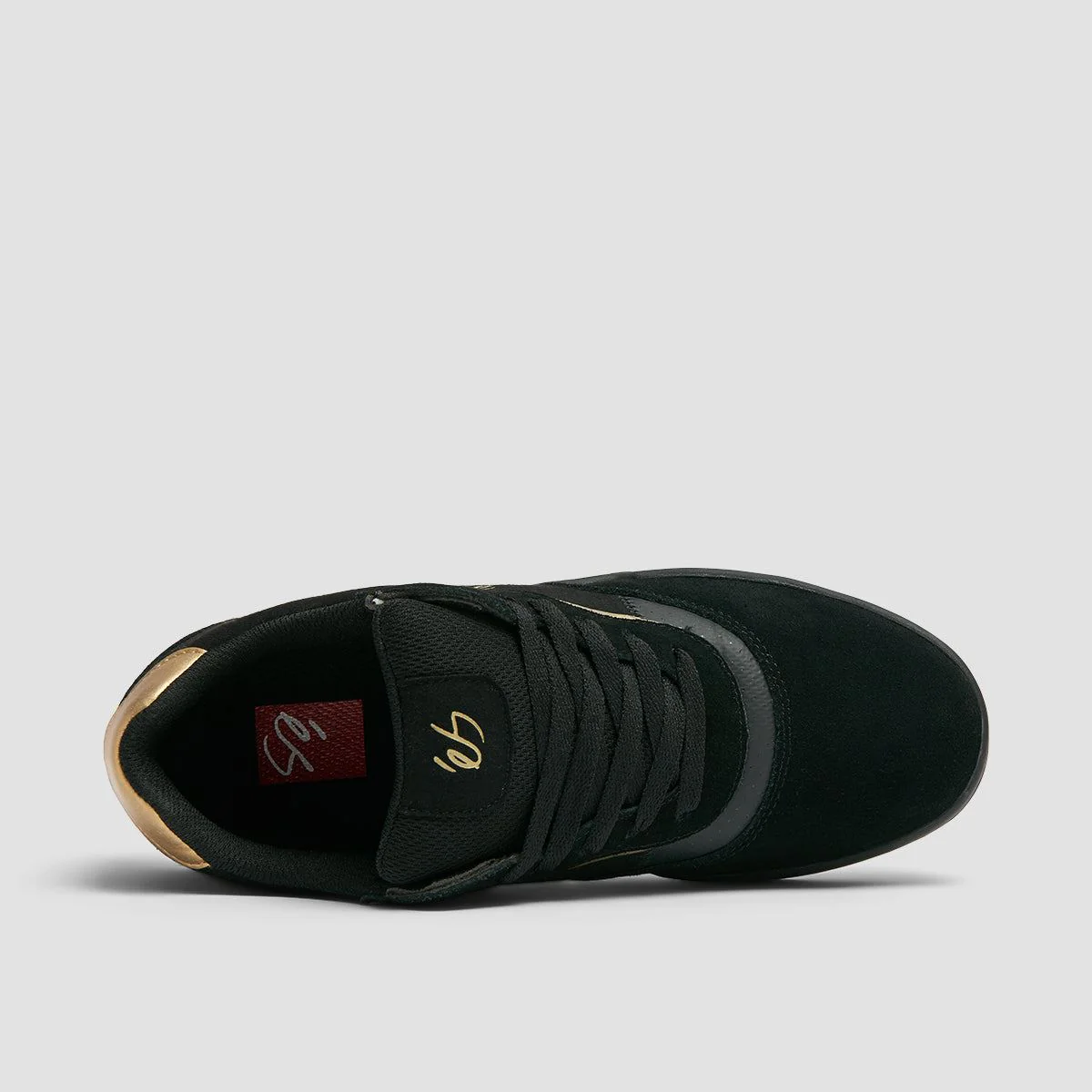 eS Melange Shoes - Black/Black/Gum - Image 4