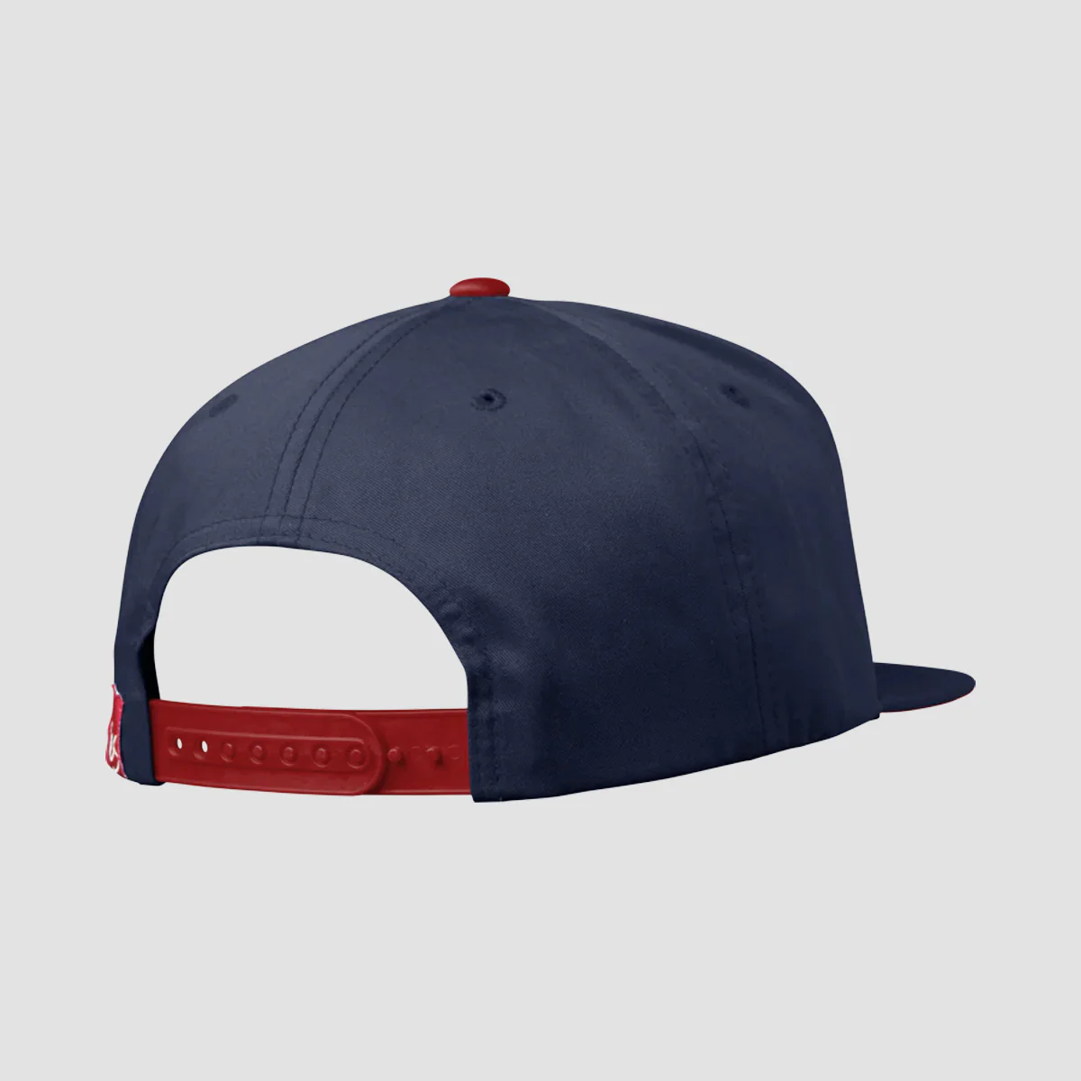 eS Script Snapback Cap Navy/Red - Image 2