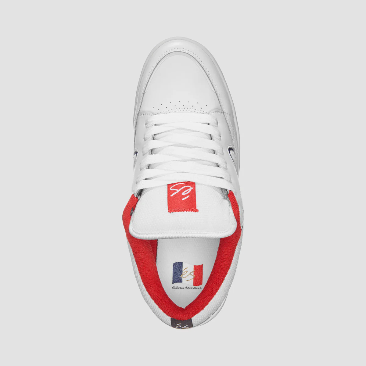 eS Sophisto Shoes - White/Navy/Red - Image 2