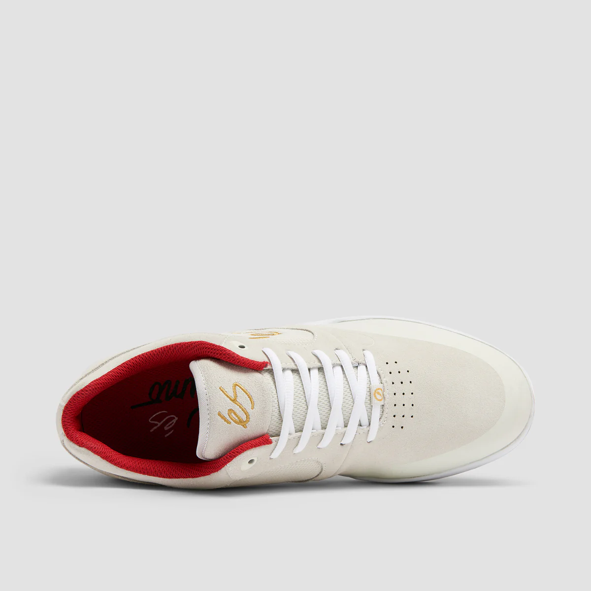 eS Swift 1.5 Shoes - White/Red/Gum - Image 4