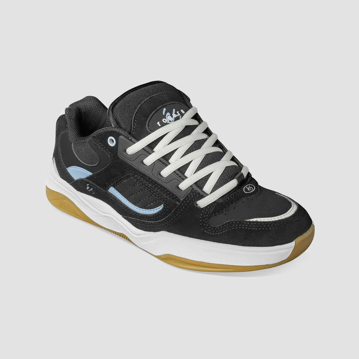 eS TJ Rogers Shoes - Black/Blue/White - Image 2