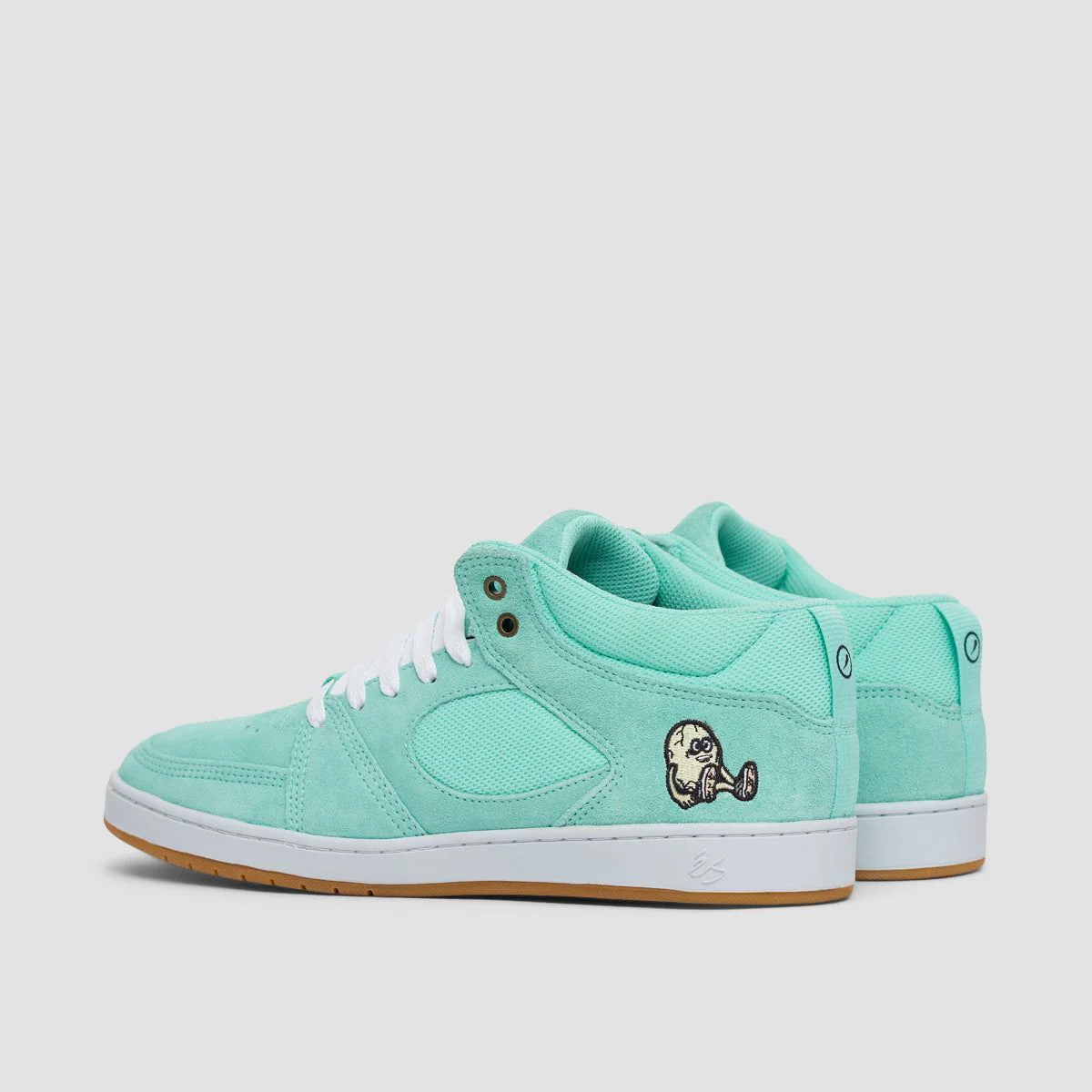 eS X Heroin Eggcell Accel Slim Mid Shoes - Aqua - Image 3