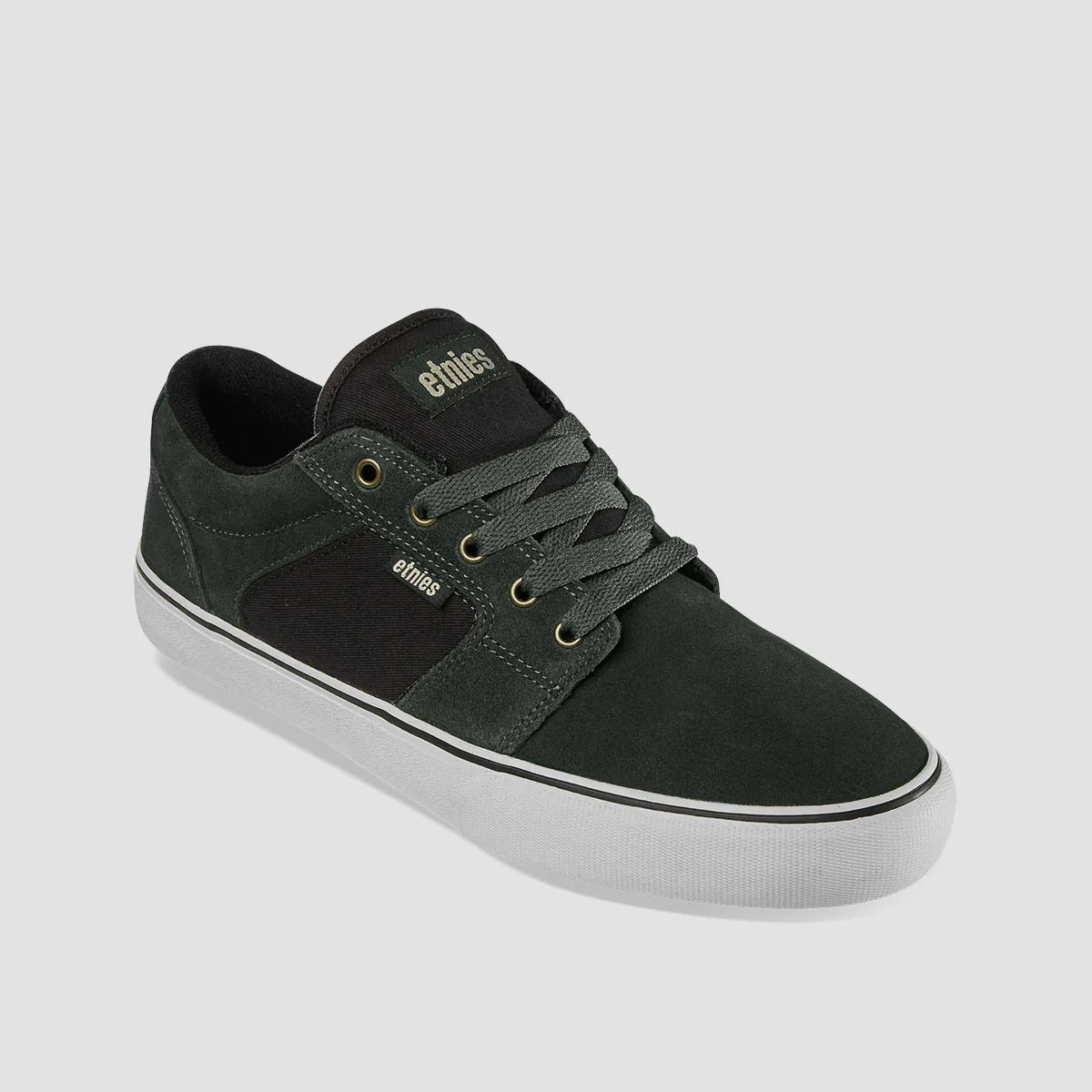Etnies Barge LS Shoes - Green/Gold - Image 2