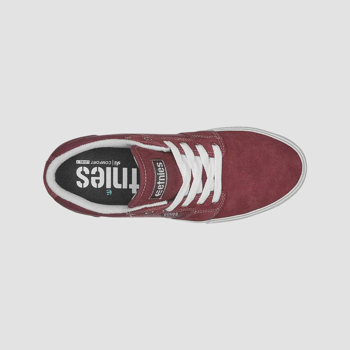 Etnies Barge LS Shoes - Maroon - Image 3