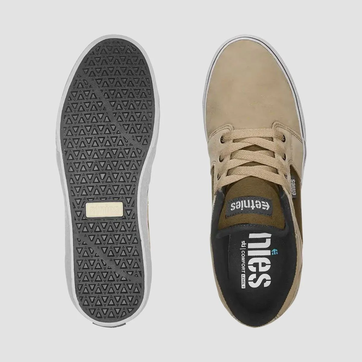 Etnies Barge LS Shoes - Tan/Brown/Orange - Image 3