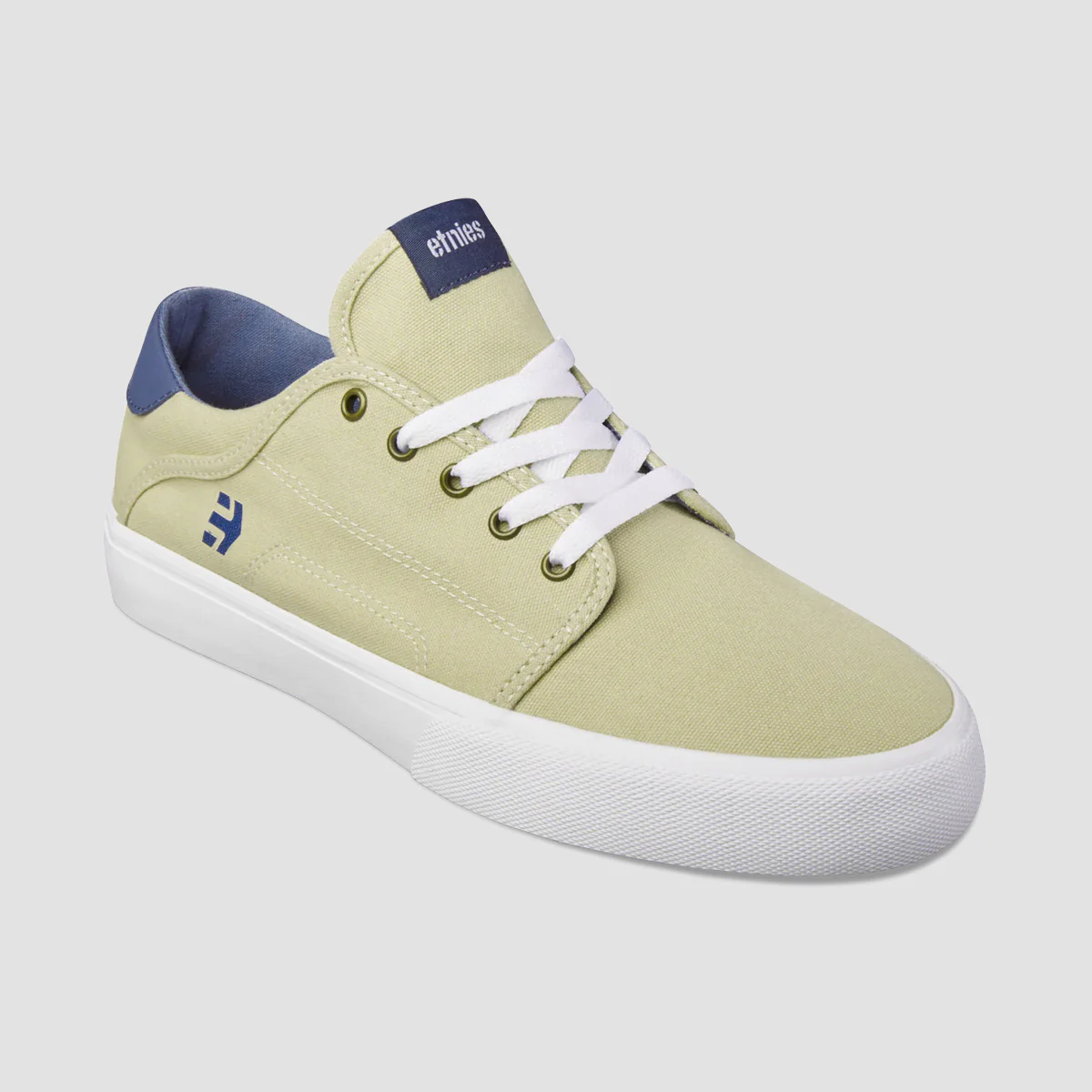 Etnies Barge Slim Shoes - Tan/Navy - Image 2
