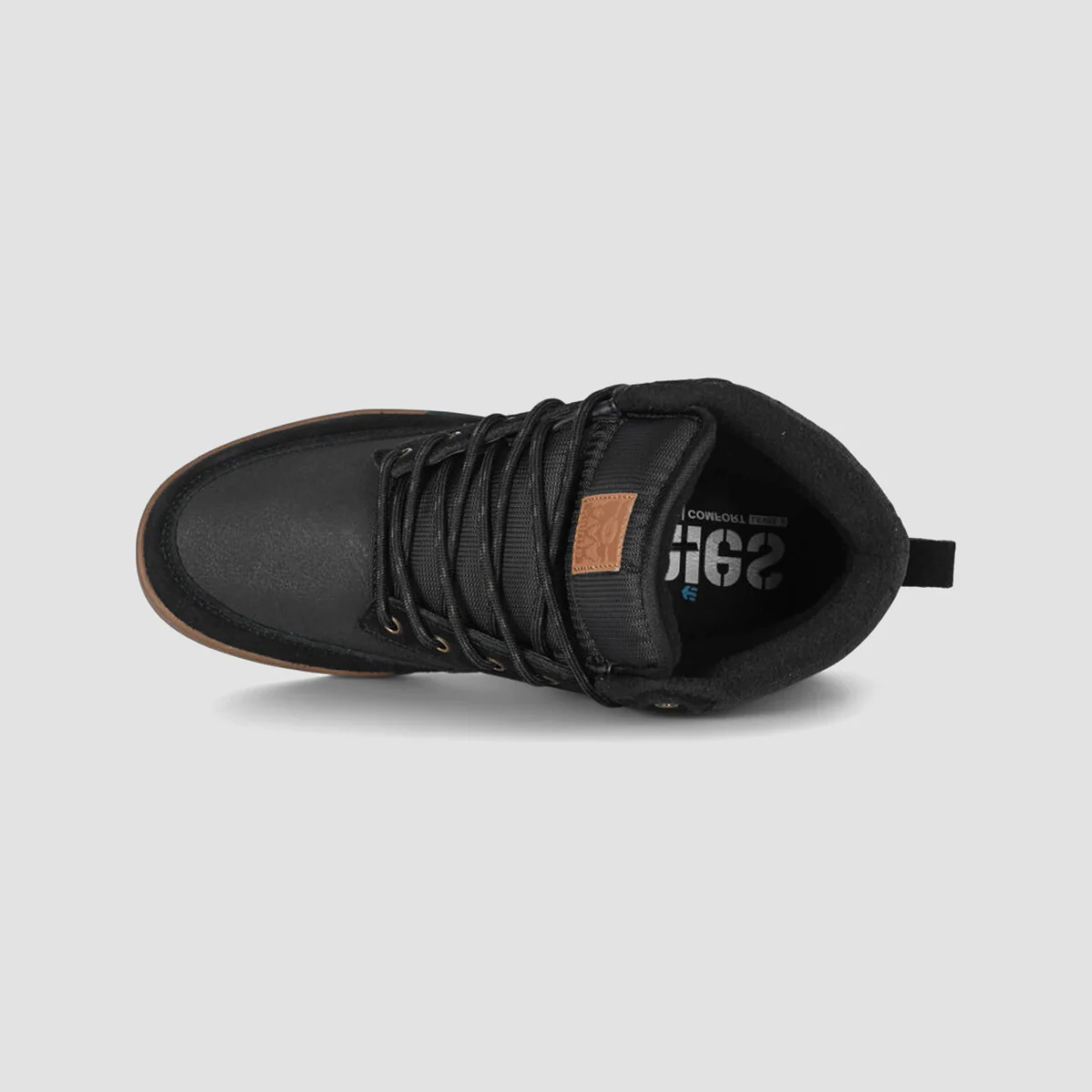 Etnies Dunbar WNT High Top Shoes - Black/Gum - Image 2