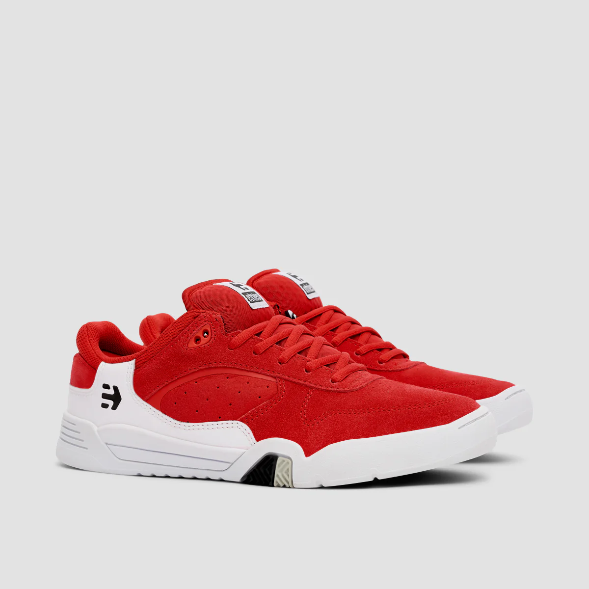 Etnies Estrella Shoes - Red/White - Image 2