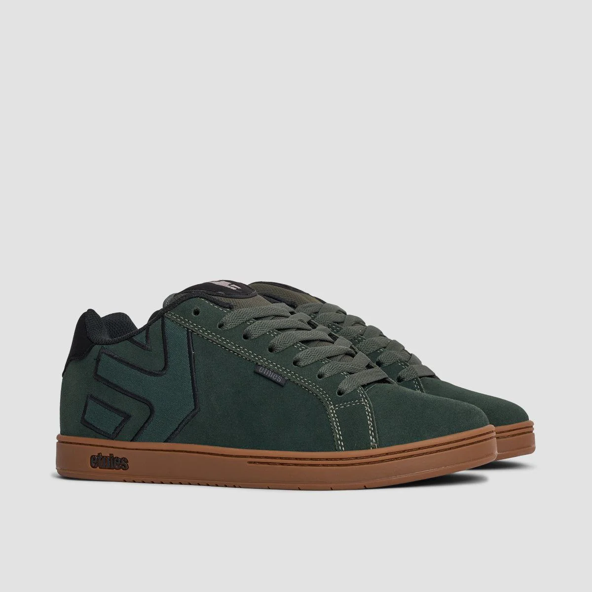Etnies Fader Shoes - Green/Gum - Image 2