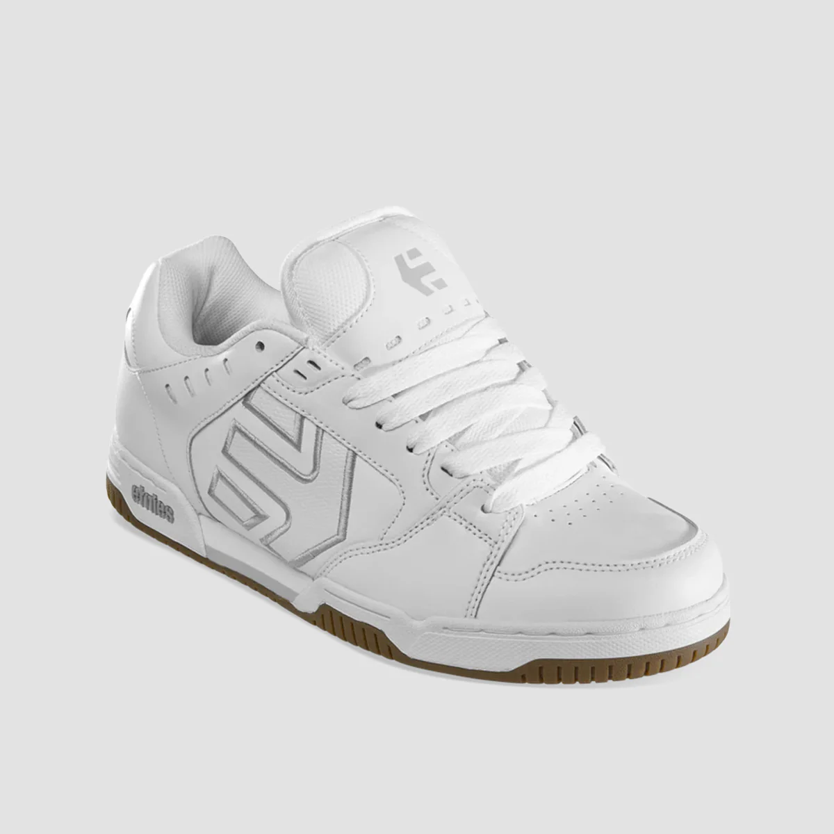 Etnies Faze Shoes - White/White/Gum - Image 2