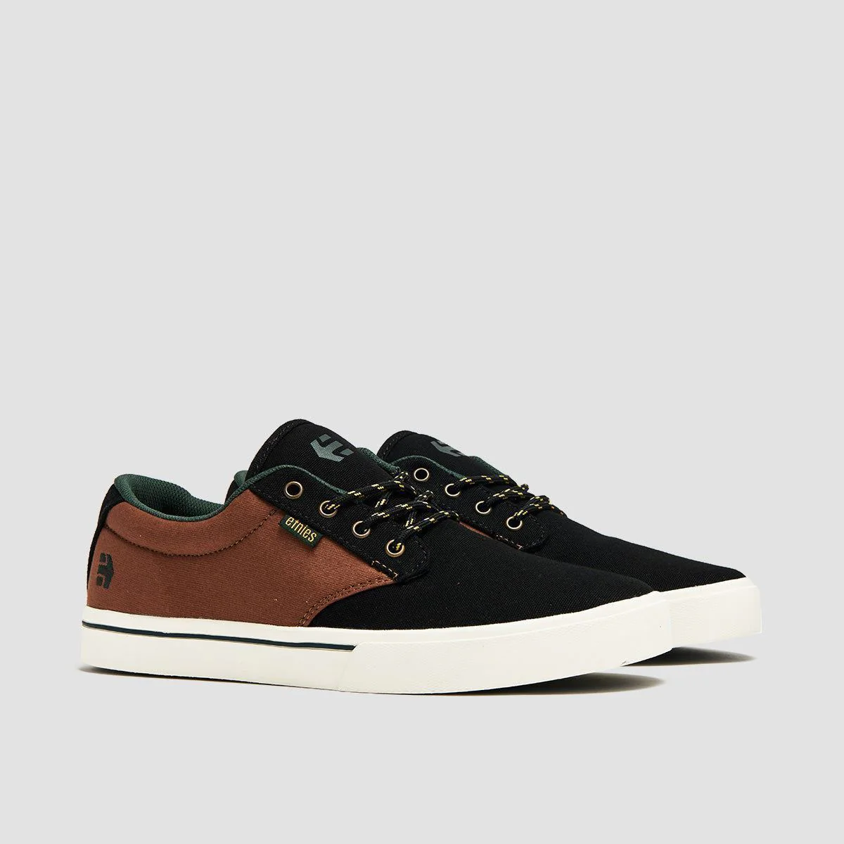 Etnies Jameson 2 Eco Shoes - Black/Tan/Orange - Image 2