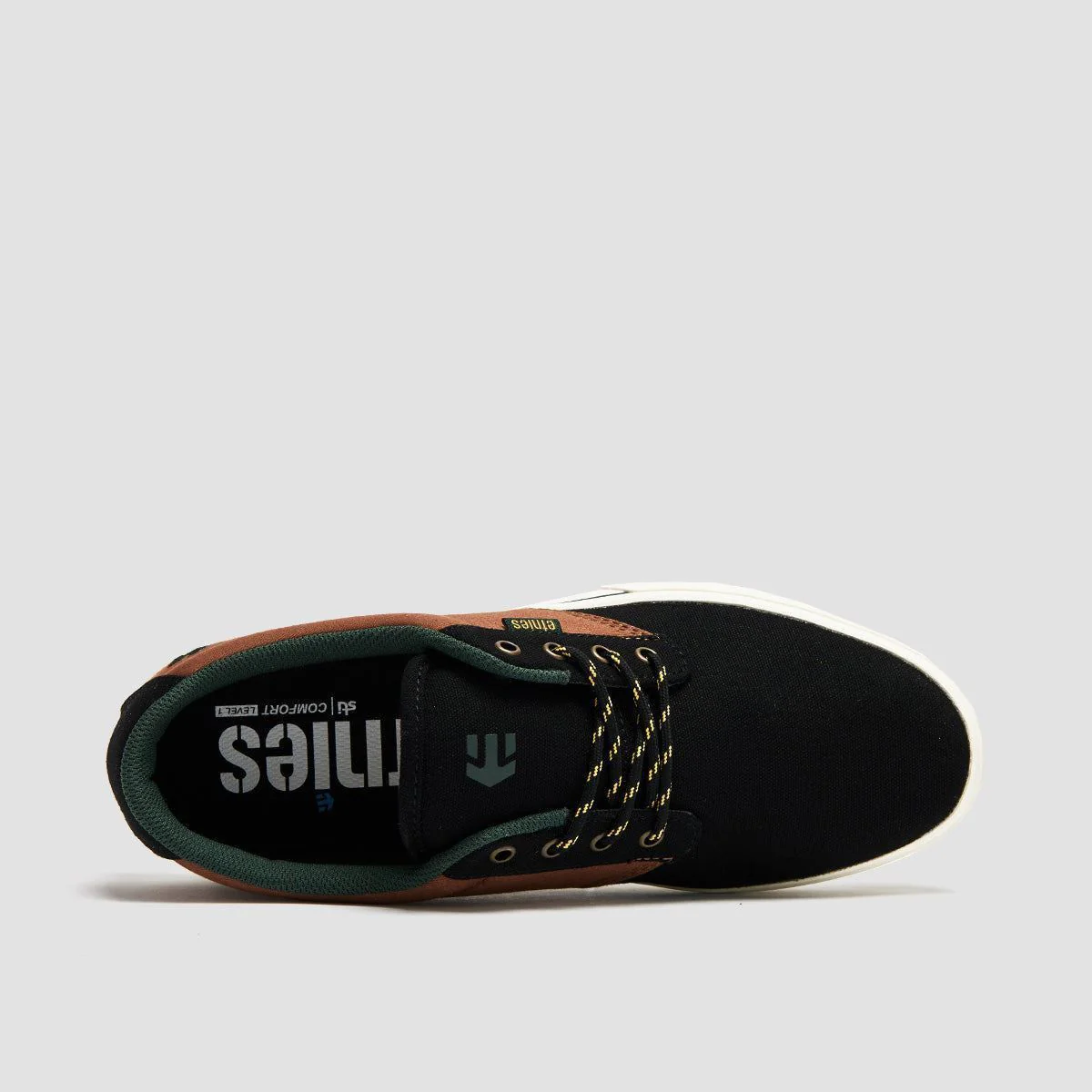 Etnies Jameson 2 Eco Shoes - Black/Tan/Orange - Image 4