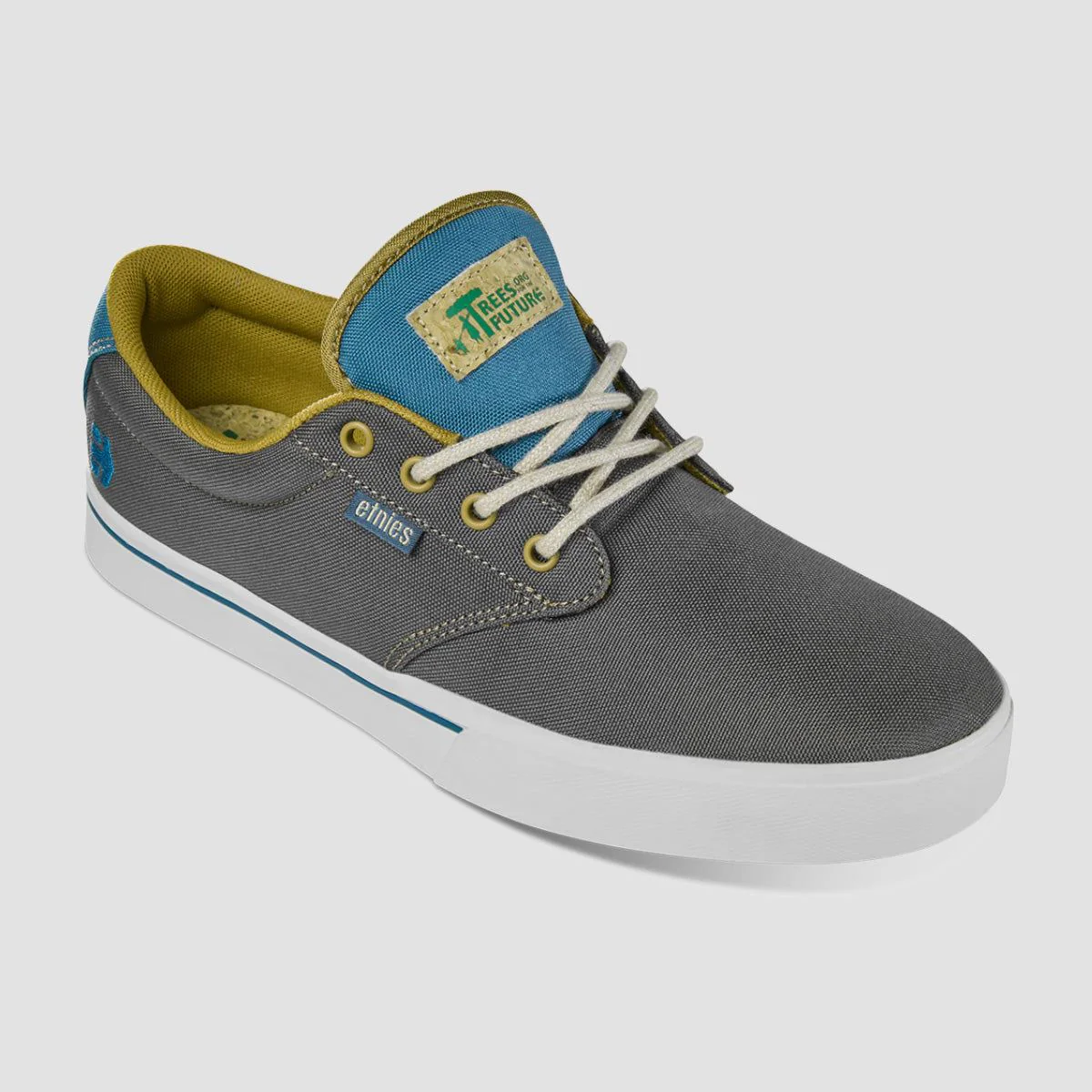 Etnies Jameson 2 Eco X TFTF Shoes - Grey/Blue - Image 2