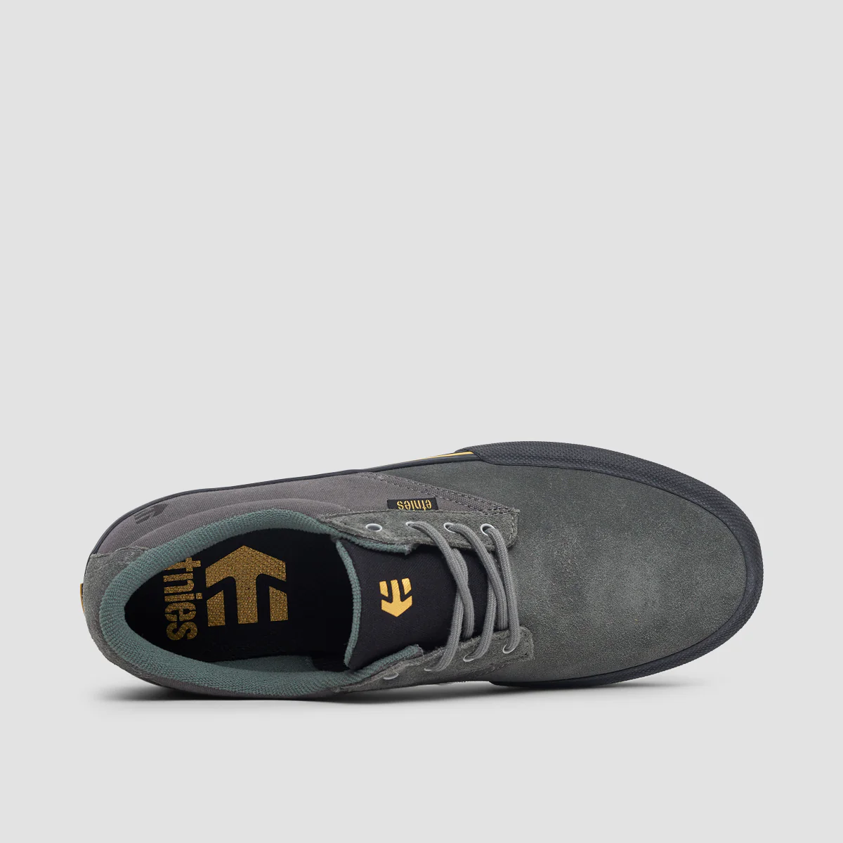 Etnies Jameson Vulc Shoes - Grey/Black/Gold - Image 4
