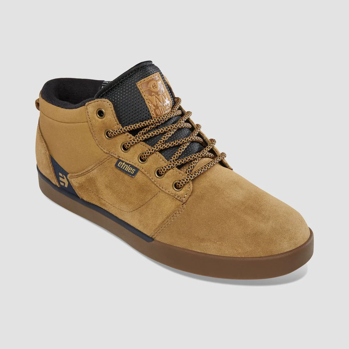 Etnies Jefferson MTW Mid Top Shoes - Brown/Navy/Gum - Image 2