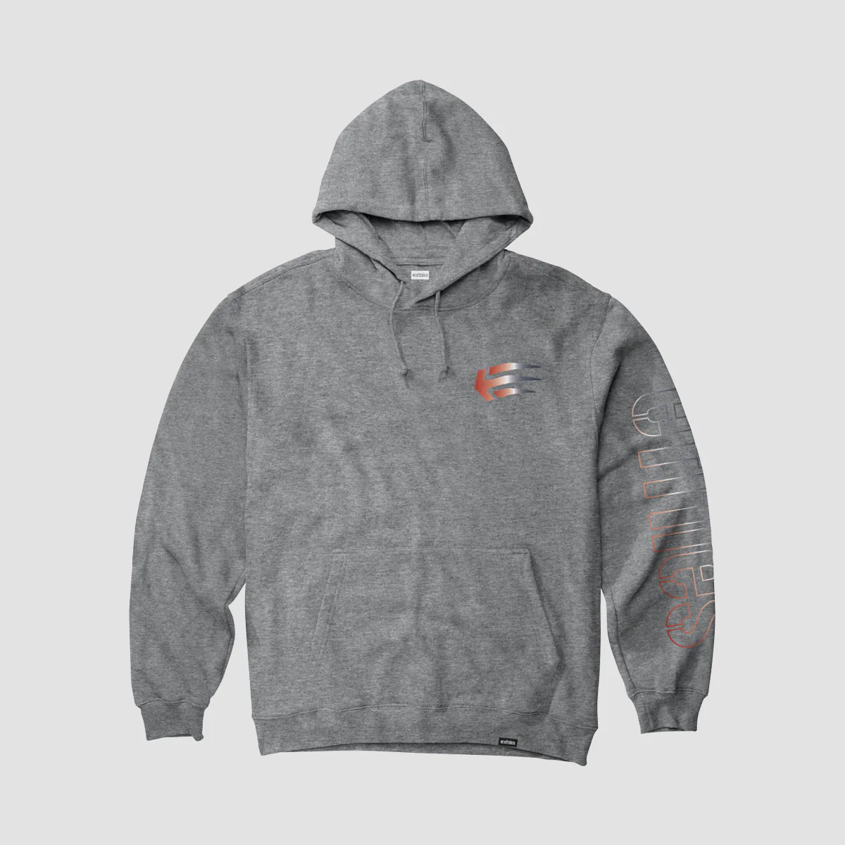 Etnies Joslin Pullover Hoodie Grey/Red/White - Image 2
