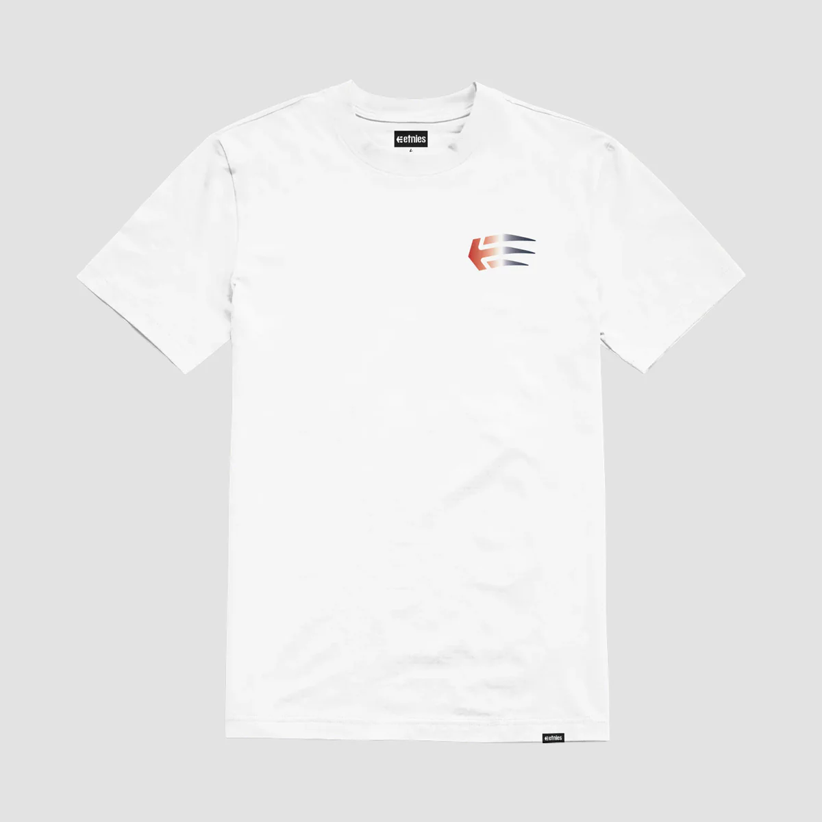 Etnies Joslin T-Shirt White/Red/Blue - Image 2