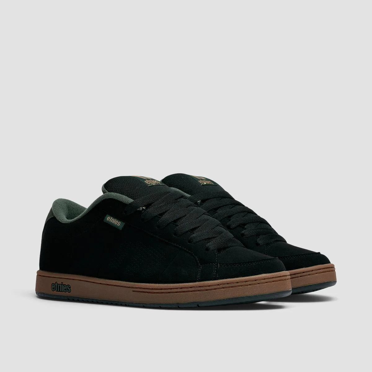 Etnies Kingpin Shoes - Black/Green/Gum - Image 2