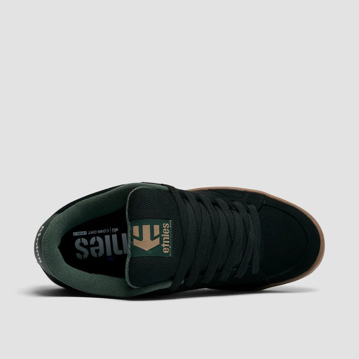 Etnies Kingpin Shoes - Black/Green/Gum - Image 4