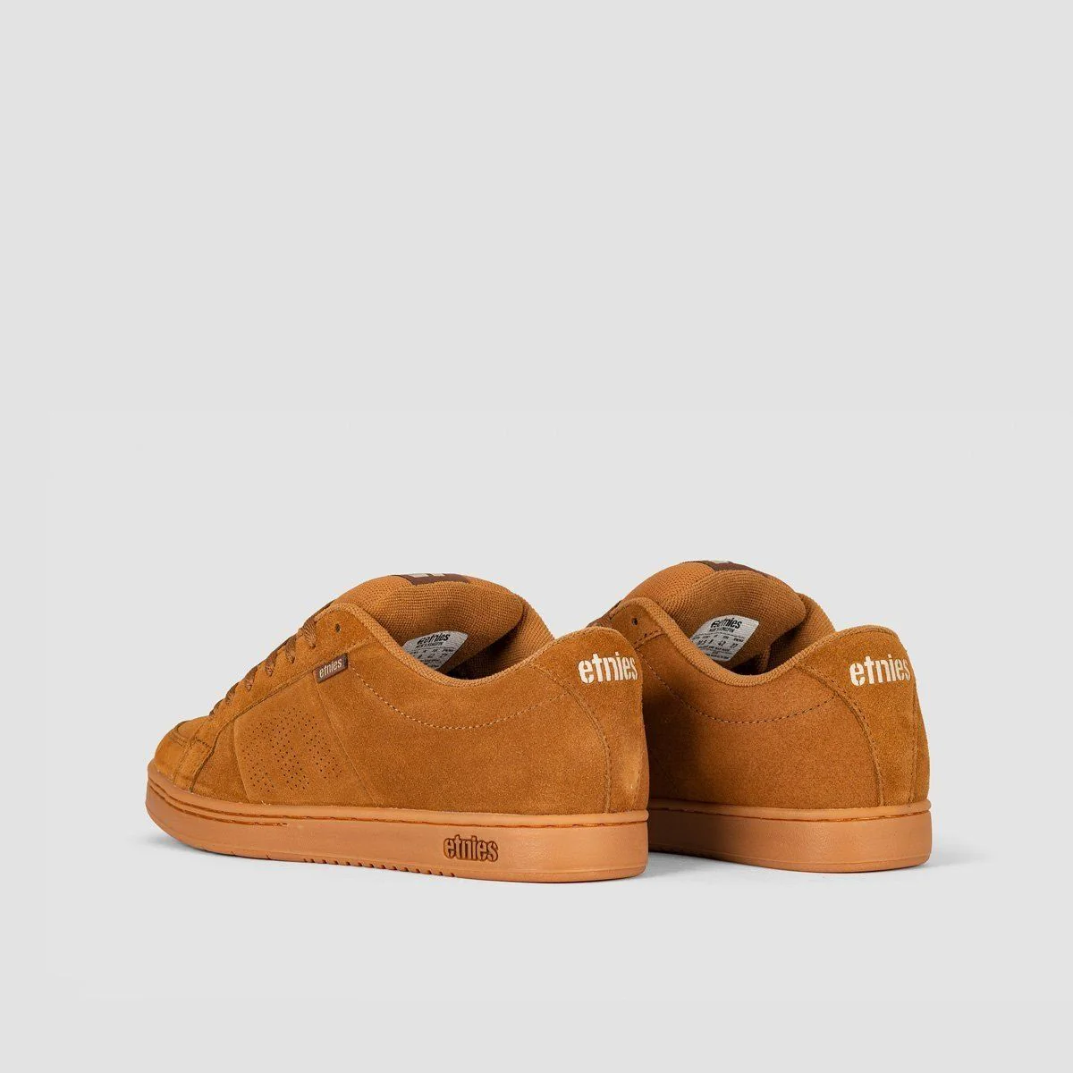 Etnies Kingpin Shoes - Brown/Gum/Gold - Image 3