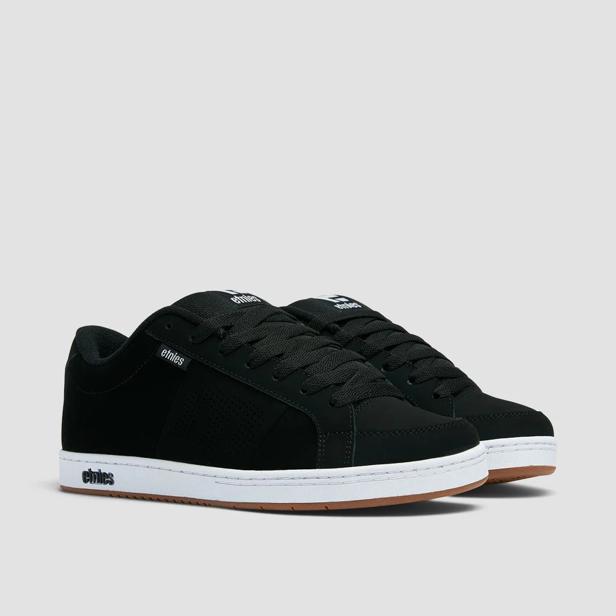 Etnies Kingpin Shoes - Black/White/Gum - Image 2