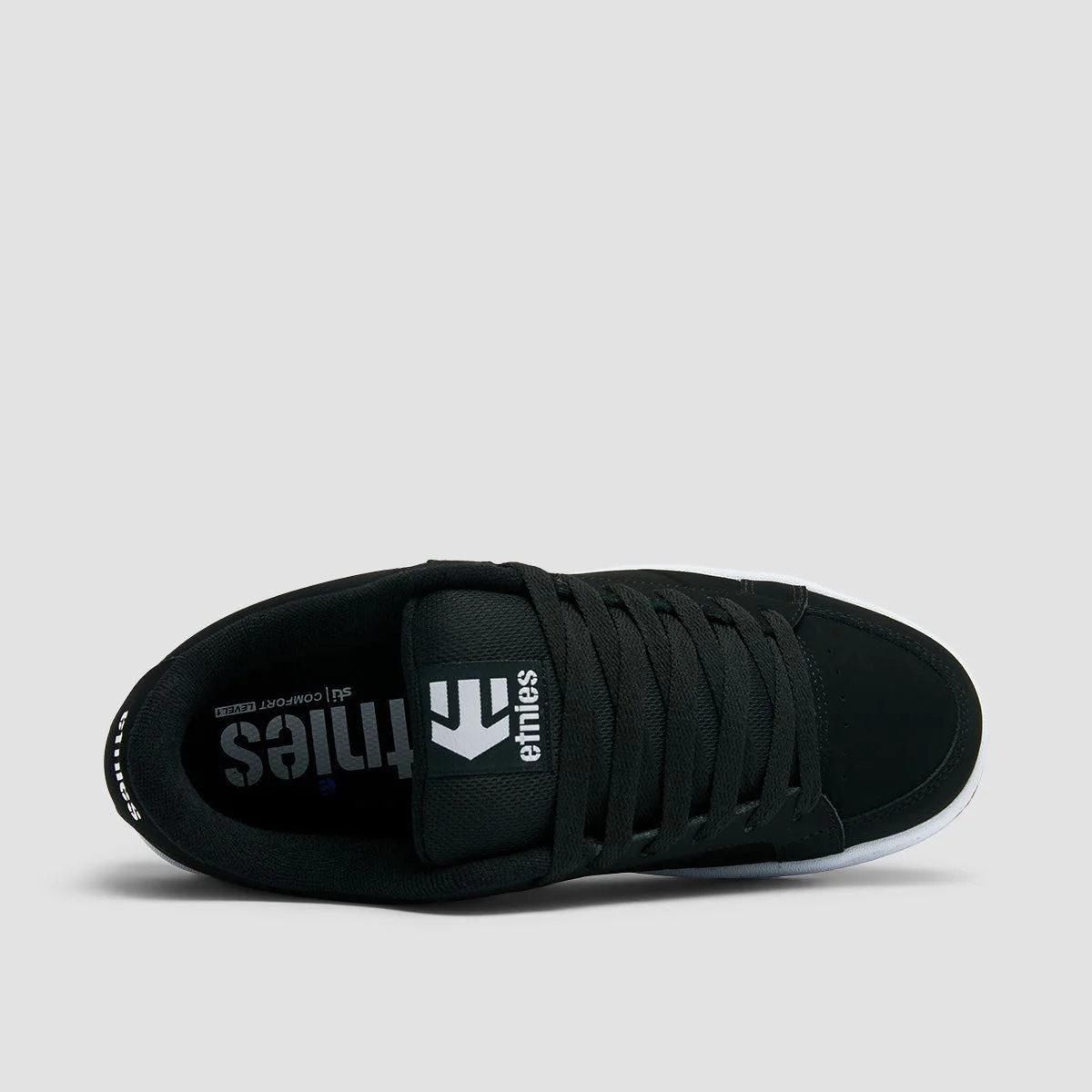 Etnies Kingpin Shoes - Black/White/Gum - Image 4