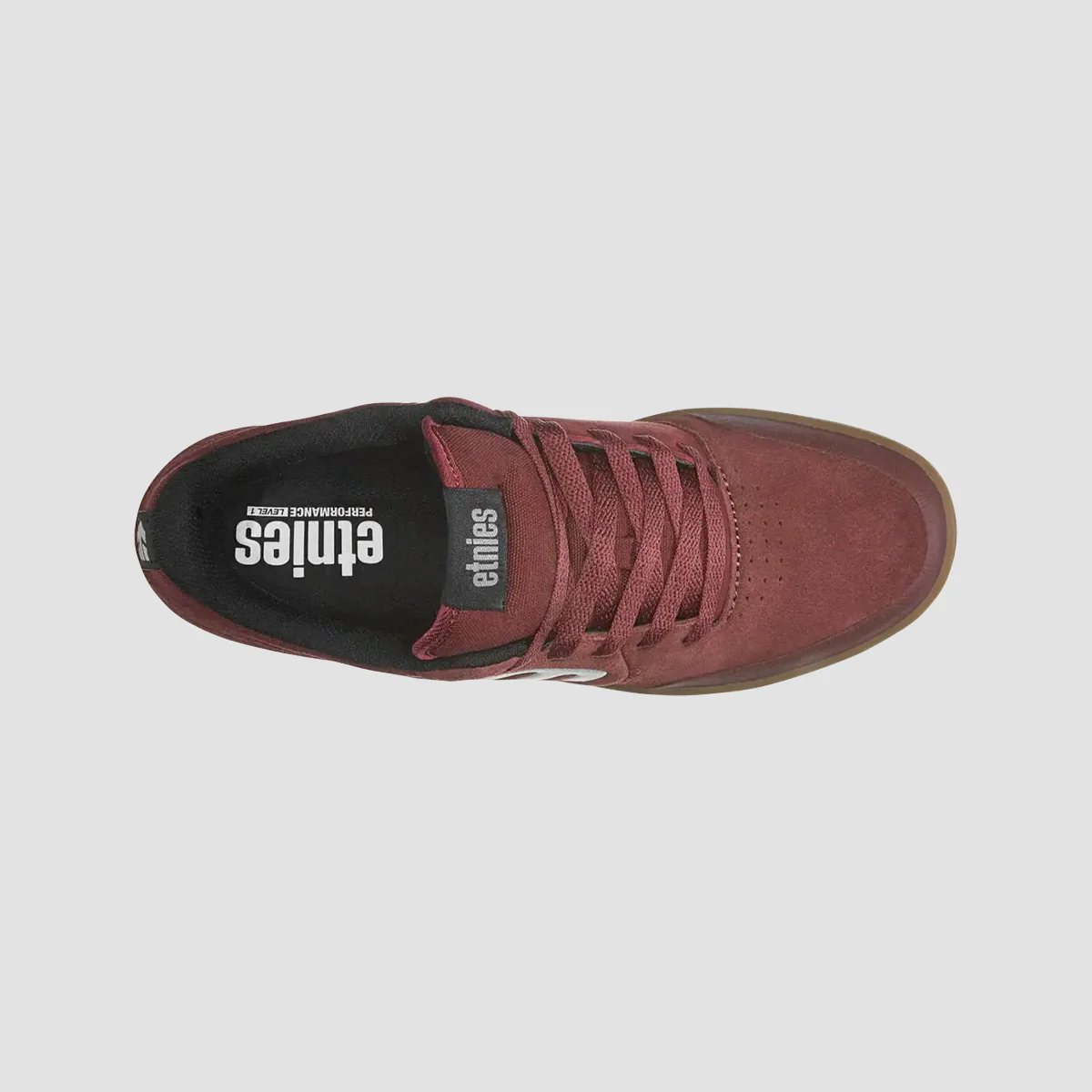 Etnies Marana Shoes - Maroon/Black/White - Image 3