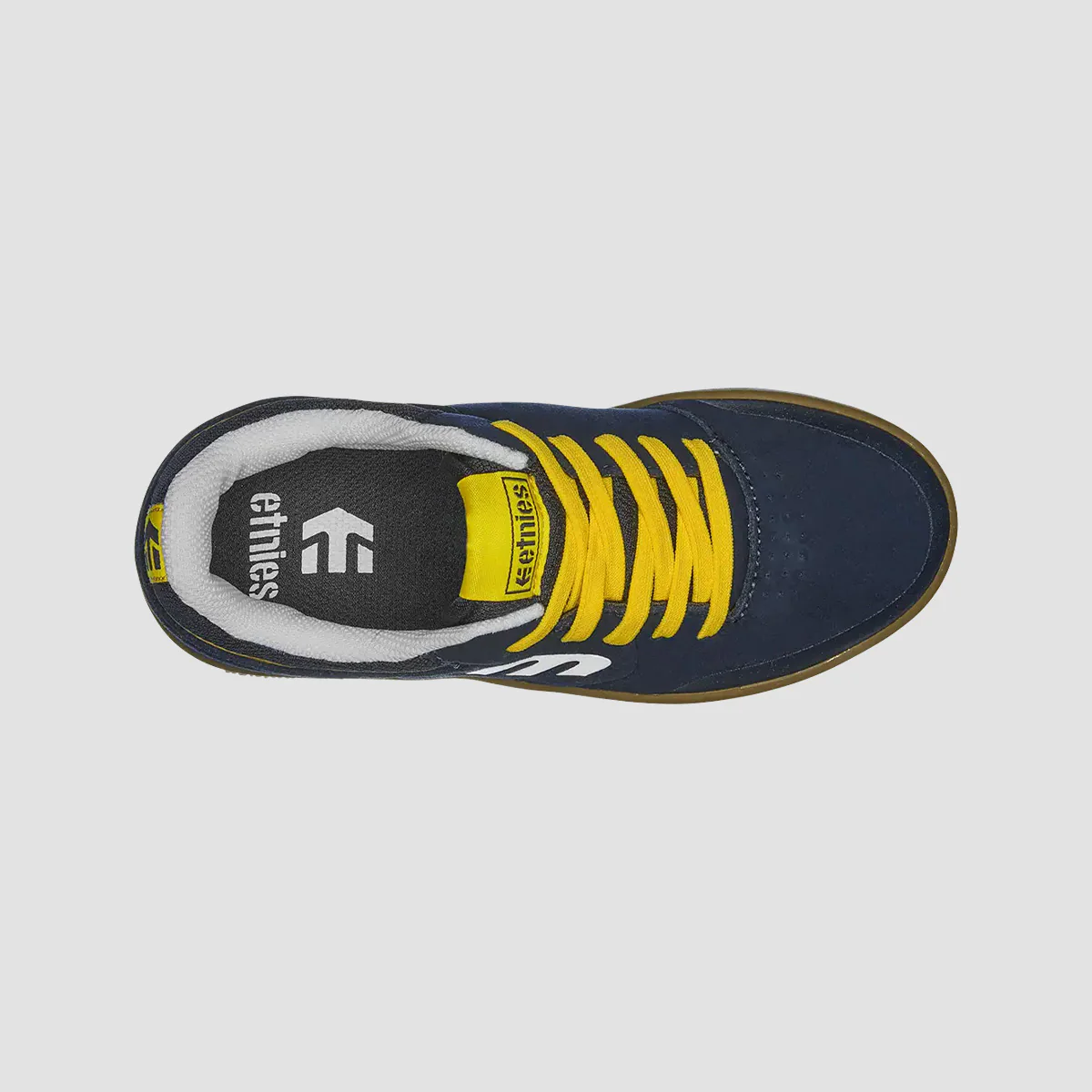 Etnies Marana Shoes - Navy/Gum/Yellow - Kids - Image 3