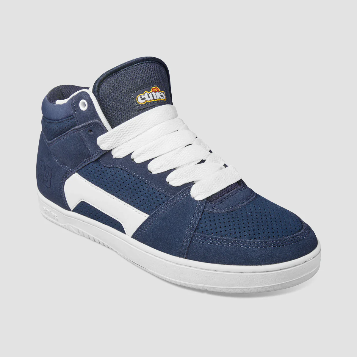 Etnies Mc Rap High Top Shoes - Navy/White - Image 2