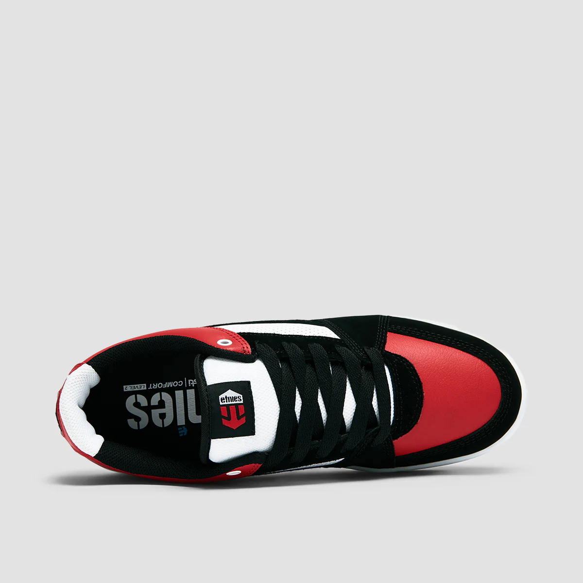 Etnies Mc Rap Lo Shoes - Black/Red/White - Image 4