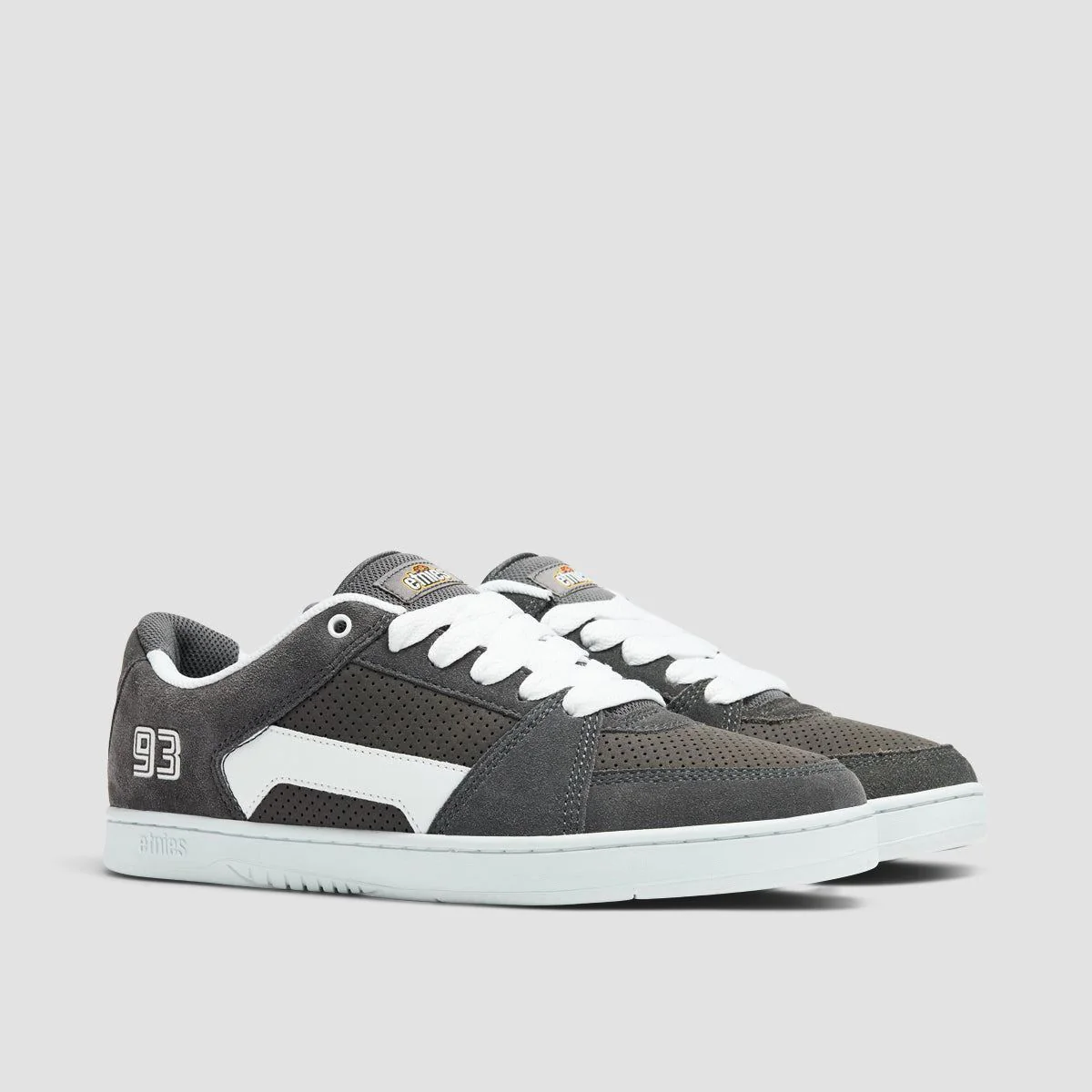 Etnies MC Rap Lo Shoes - Grey/White - Image 2