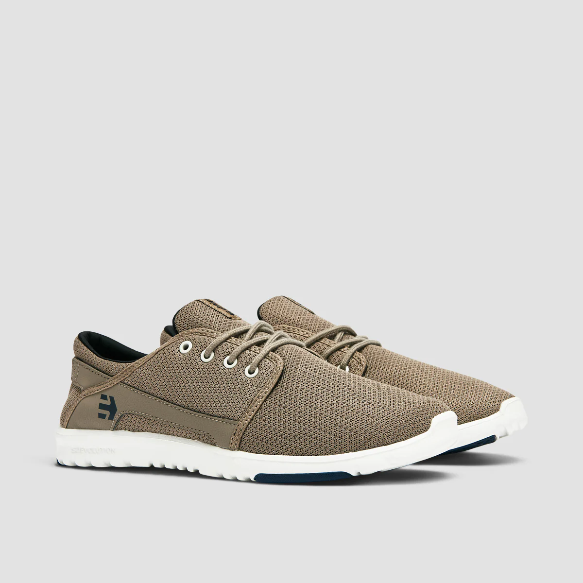 Etnies Scout Shoes - Tan/Blue/White - Image 2