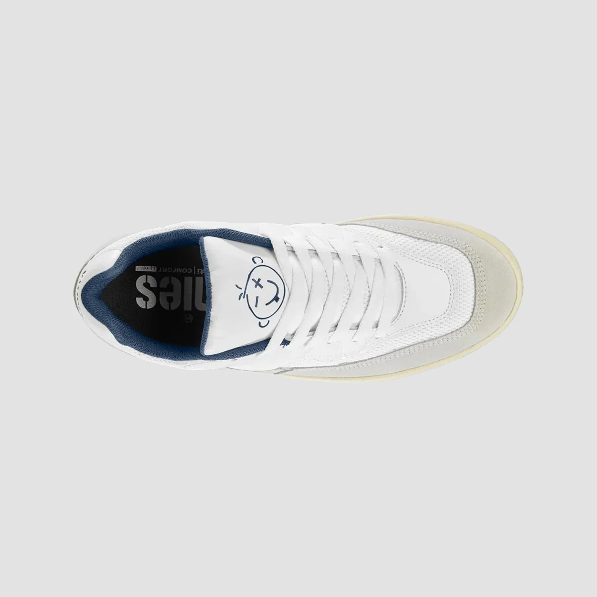 Etnies Snake Shoes - White/Navy - Image 2