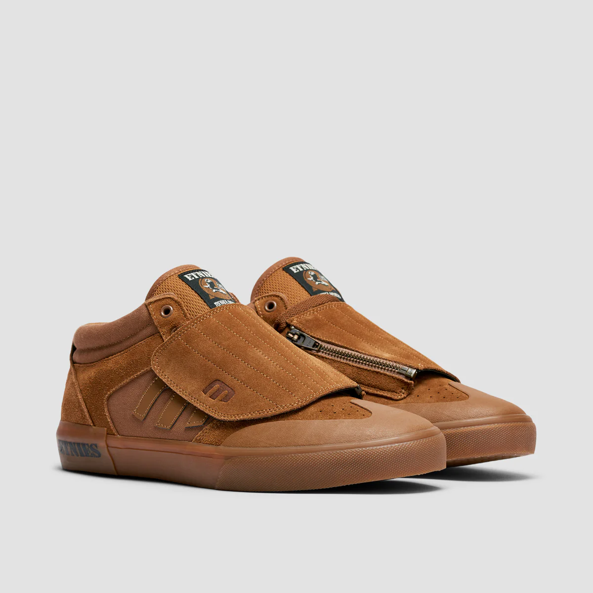 Etnies Windrow Vulc Mid Shoes - Brown/Gum - Image 2